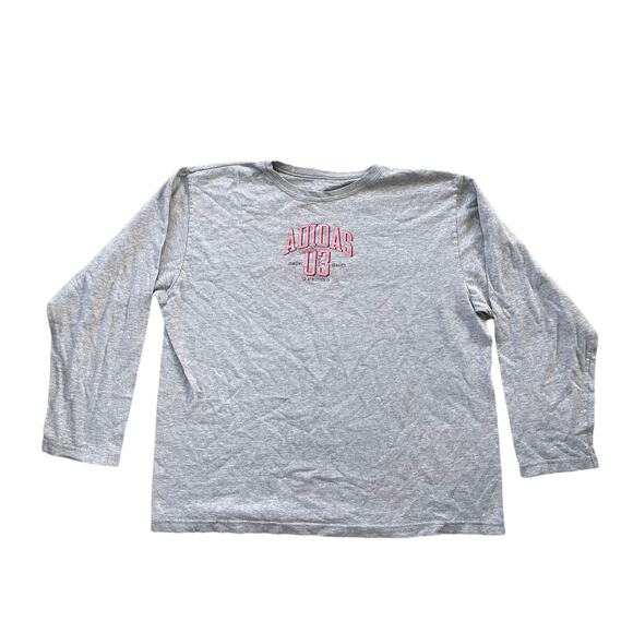 Y2K Adidas Long Sleeve Tee XL - Picture 1 of 4